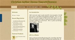 Desktop Screenshot of donnafawcett.com